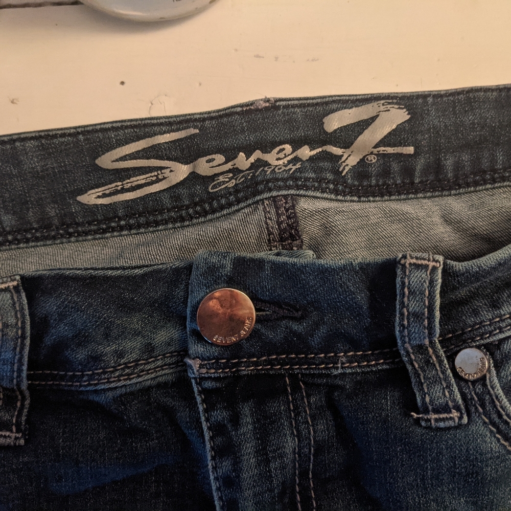 Seven7 Embroidered Jeans - Picture 7 of 11